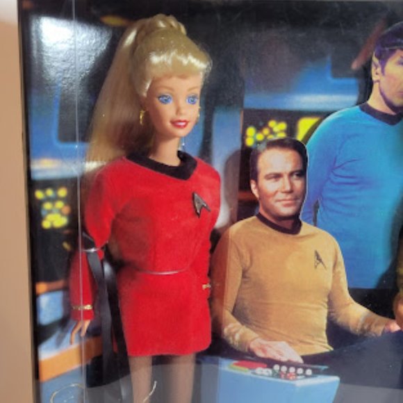 BARBIE AND KEN 1996 STAR TREK 30TH ANNIVERSARY GIFTSET COLLECTOR EDITION DOLLS - Picture 5 of 5